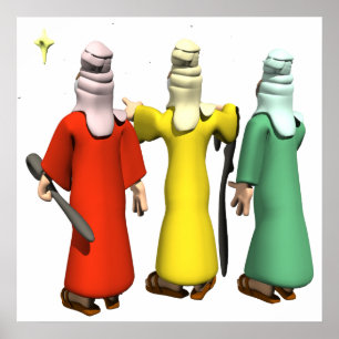 Drie Mannen Poster