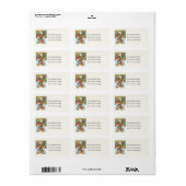 Drie Mannen Snowman Band  Adres Etiket (Full Sheet)