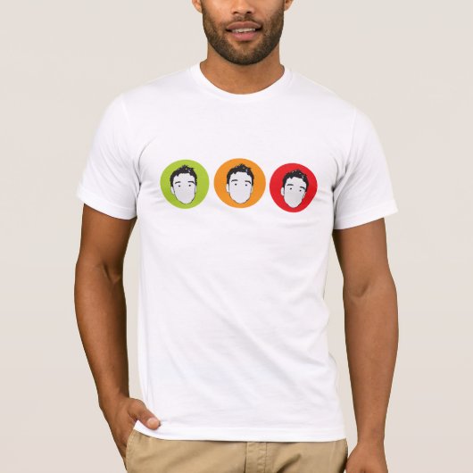 Drie Mannen T-shirt (Voorkant)