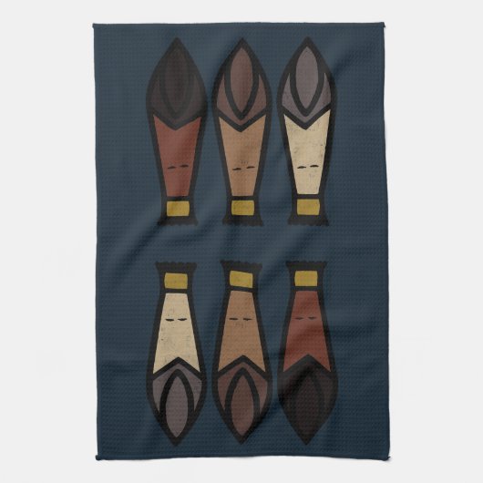 Drie Mannen van Wise. Los Tres Reyes Magos Theedoek (Verticaal)