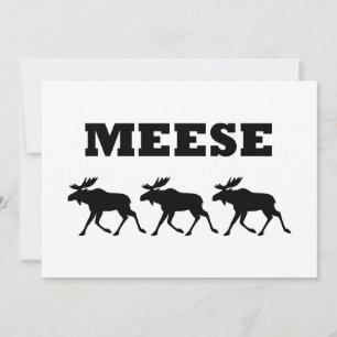 Drie Meese Funny Kaart