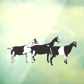 Drie melkgeiten raamsticker (Vel 3)