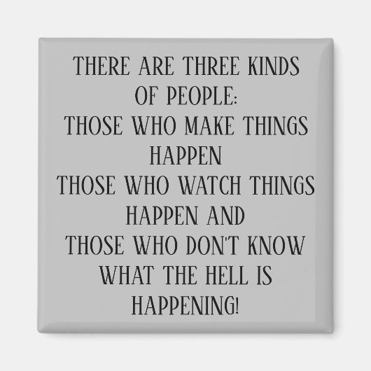 DRIE MENSEN MAGNEET (Voorkant)