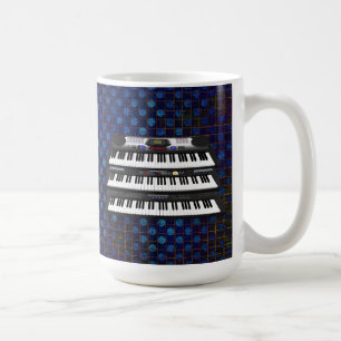 Drie moderne toetsenborden: Synthesizers: Koffie-M Koffiemok