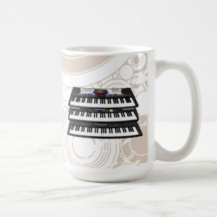 Drie moderne toetsenborden: Synthesizers: KoffieMo Koffiemok