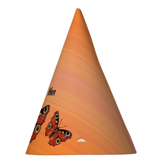 Drie Monboogvlinders markeringen Oranje Feesthoedjes (Rechts)