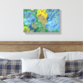"Drie Monsters" acryl schilderij Canvas Afdruk (Insitu (Slaapkamer))
