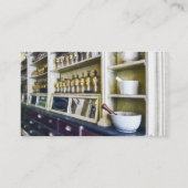 Drie Mortar en Pestles in Pharmacy Visitekaartje (Achterkant)