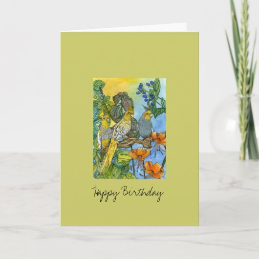 Drie Muskatiels Kaart (Voorkant)