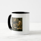 Drie muzikanten, 1618 mok (Voorkant links)