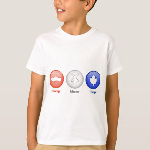 Drie Nederlandse pictogrammen T-shirt