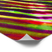 drie neon zebras poster (Hoek)