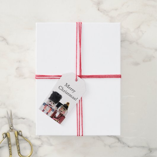 Drie nootmuskaten cadeaulabel (Met Touw)