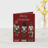 Drie Notenkrakers Kaart (Gele Bloem)