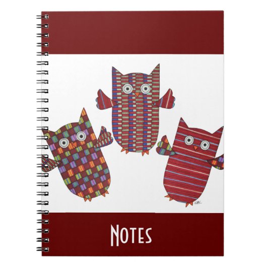 Drie Notitieboek van Red Owls (Voorkant)
