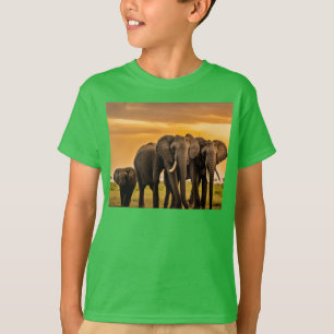 Drie Olifanten Tegen Ivoorexploitatie T-shirt