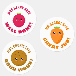Drie Onderwijsbonborden Labels