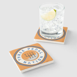 DRIE Onderzetter PEDAL NATION Stone