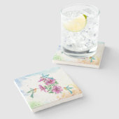 Drie Onderzetters van de Waterverf van Hummingvoge (Zijkant)