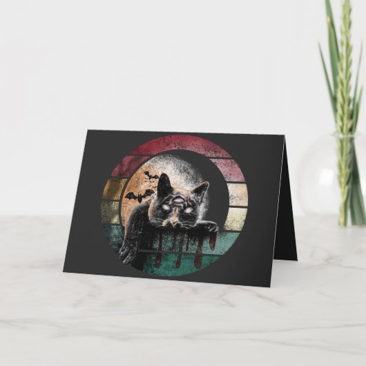 Drie oogkat kaart (Voorkant)