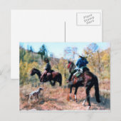 Drie op spoor briefkaart (Voorkant / Achterkant)