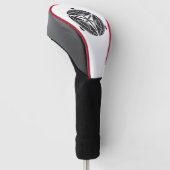 Drie open Japanse paraplu's Golfheadcover (Schuin)