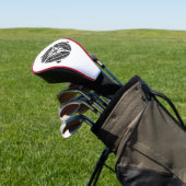 Drie open Japanse paraplu's Golfheadcover (Insitu)