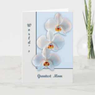 Drie orchideeën kaart