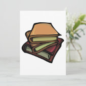 Drie oude Boeken gestapeld samen Kaart (Staand voorkant)