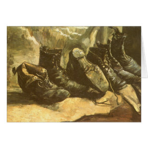 Drie paar schoenen door Vincent van Gogh