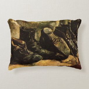 Drie paar schoenen door Vincent van Gogh Accent Kussen