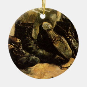 Drie paar schoenen door Vincent van Gogh Keramisch Ornament