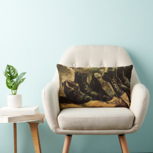 Drie paar schoenen door Vincent van Gogh Kussen