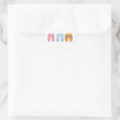 Drie paar Teenslippers Sticker (Tas)