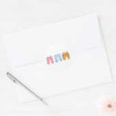 Drie paar Teenslippers Sticker (Envelop)