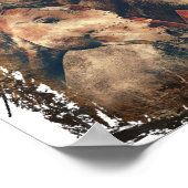 Drie Paarden Ontkoppelen afdrukken Poster (Hoek)