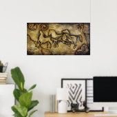 Drie paarden poster (Thuiskantoor)