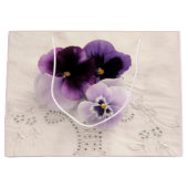 Drie paarse paniekjes groot cadeauzakje (Voorkant)