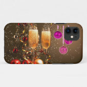 Drie Paarse zalen met champagne Case-Mate iPhone Case (Achterkant (horizontaal))