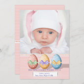 Drie Paasebrokjes Feestdagenkaart (Voorkant / Achterkant)