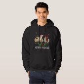 Drie paigluiers met kerstlampje hoodie (Voorkant volledig)