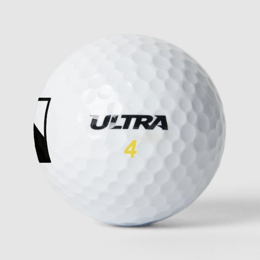 Drie pak Golf Balls Sjabloon Golfballen (Logo)