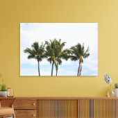 Drie palmbomen canvas afdruk (Insitu (Woonkamer))