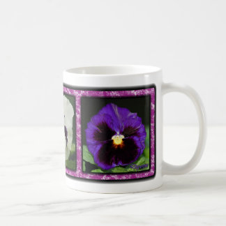 Drie Pansies 01 Koffiemok
