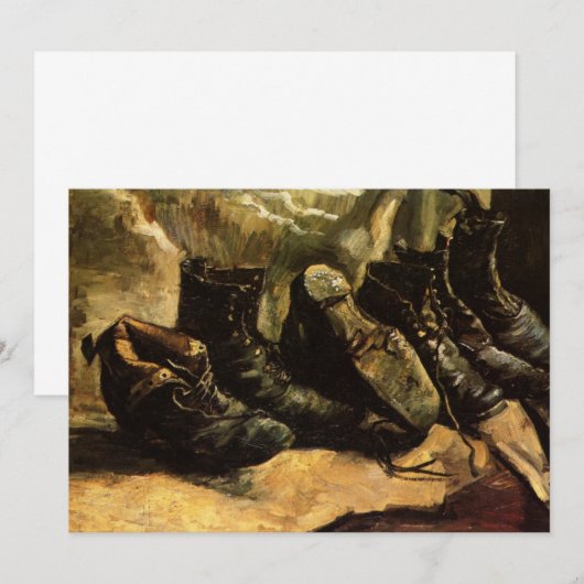 Drie paren van Vincent van Gogh (Voorkant / Achterkant)