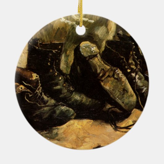 Drie paren van Vincent van Gogh Keramisch Ornament (Achterkant)