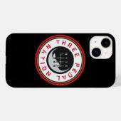 DRIE PEDAL NATION iPhone case (Achterkant (horizontaal))