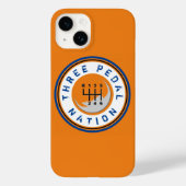 DRIE PEDAL NATION iPhone case (Achterkant)