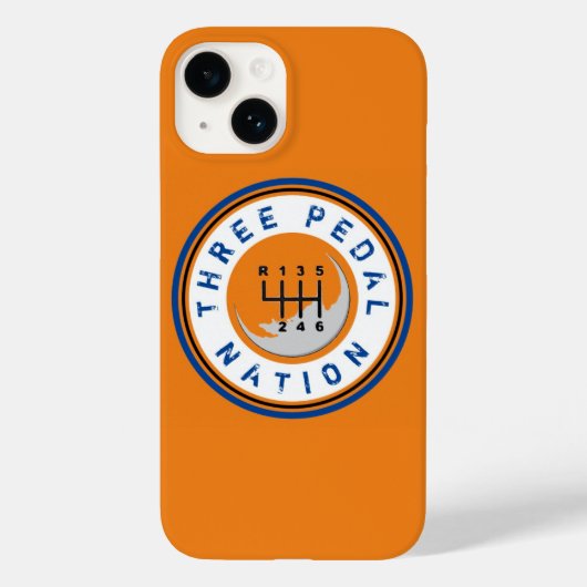 DRIE PEDAL NATION iPhone case (Achterkant)