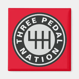 DRIE PEDAL NATION Magnet Magneet